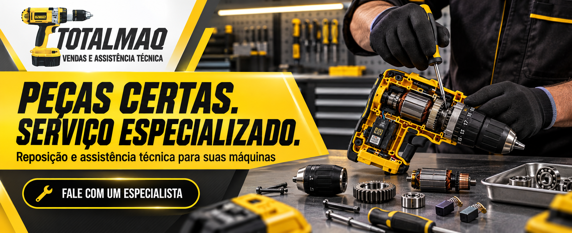 Peças certas e serviço especializado